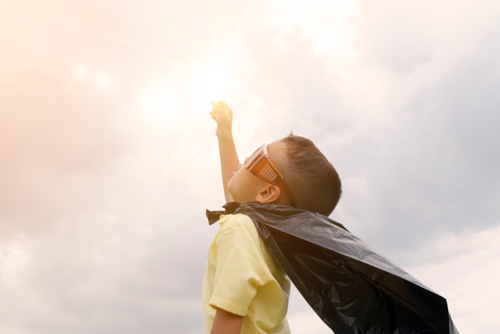 Kindergarten superhero