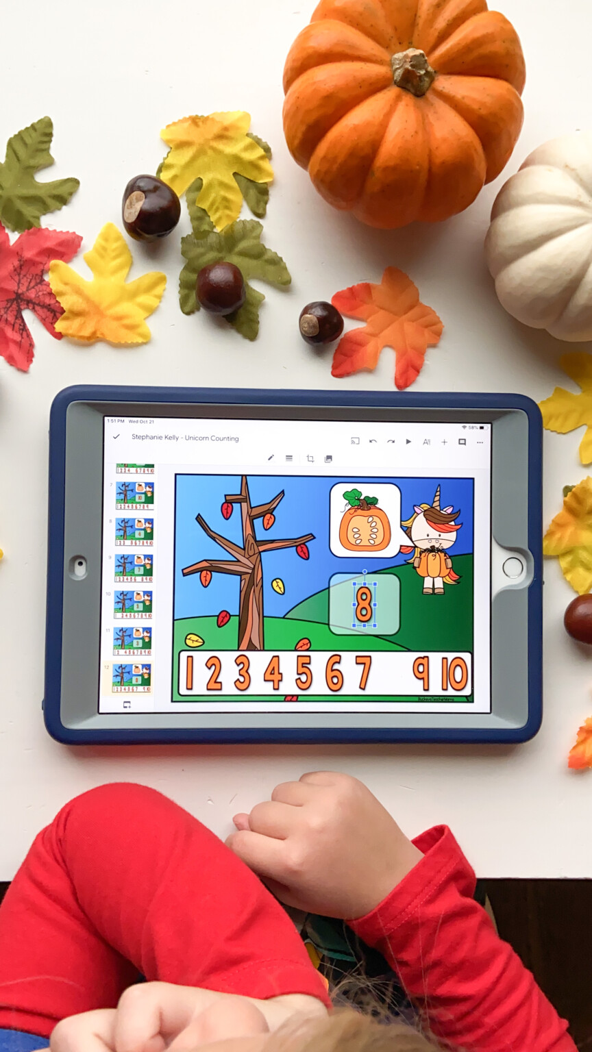 Digital Kindergarten Math Center Activities for November - Buckeye ...