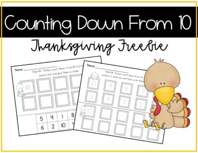 Free Math Worksheet November